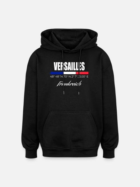 Versailles - Oversized Unisex Hoodie - black