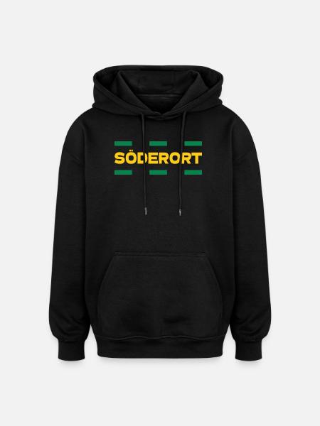 Söderort - Stockholm - Oversized Unisex Hoodie - Schwarz