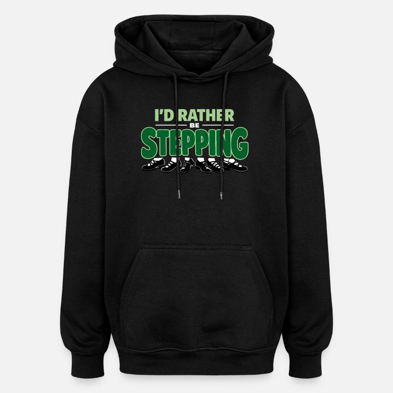 Irischer Tanz Step-dancing Celtic Fan - Oversized Unisex Hoodie - Schwarz