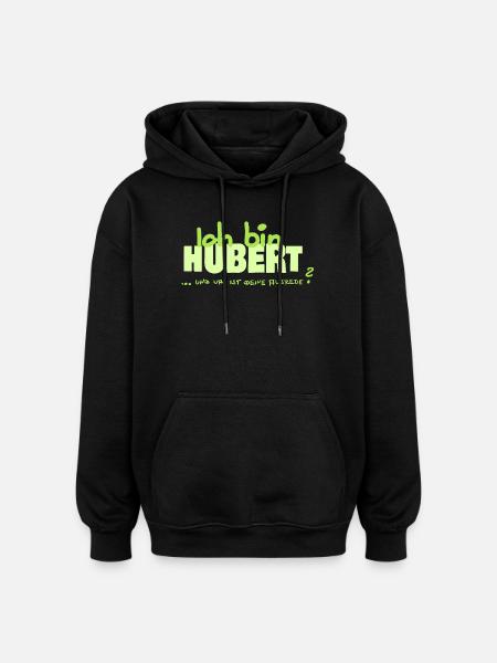 Gift for Hubert - Oversized Unisex Hoodie - black