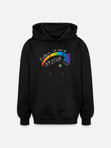 Future Now Abitur 2026 - Oversized Unisex Hoodie - black