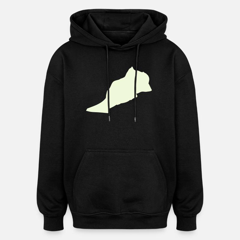 Marokko Maroc - Sweat à capuche oversize unisexe - noir