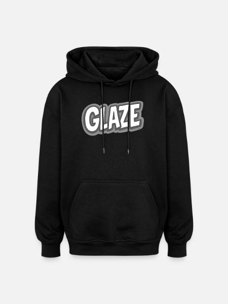 Glaçage ! - Sweat à capuche oversize unisexe - noir
