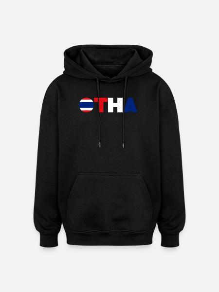 Thailand - Oversized Unisex Hoodie - black