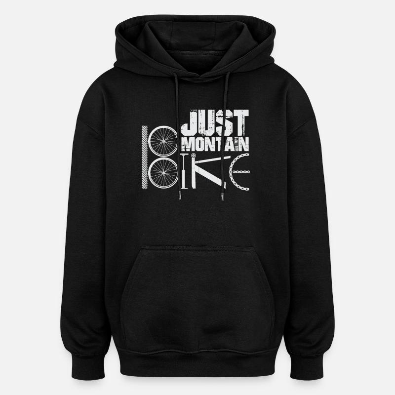 BMX Bicyclette Dire BMX Biker - Sweat à capuche oversize unisexe - noir