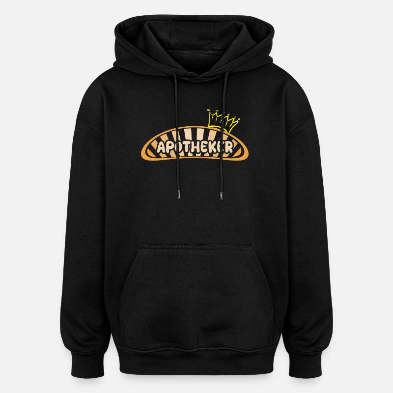 Gift for pharmacists - Oversized Unisex Hoodie - black