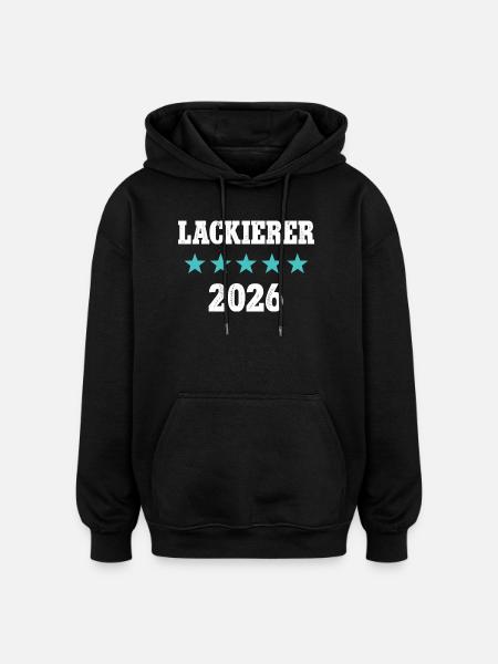 Painter 2026 Apprenticeship Examination Master Trainee - Oversized Unisex Hoodie - black