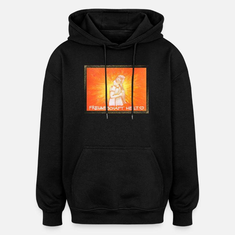 Friendship - février 2026 - Sonja von Staden - Sweat à capuche oversize unisexe - noir