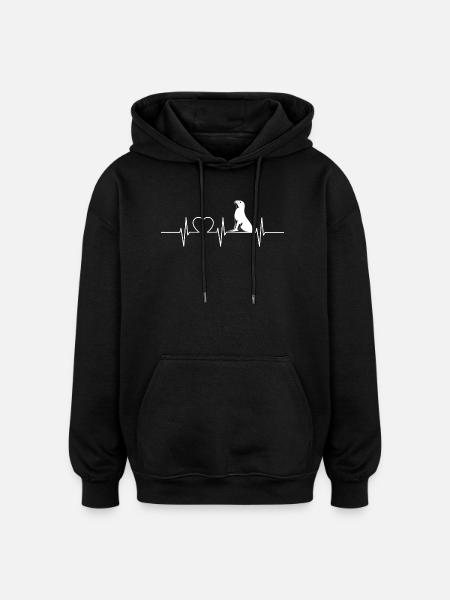 Sea Lions Sea Lion - Oversized Unisex Hoodie - black