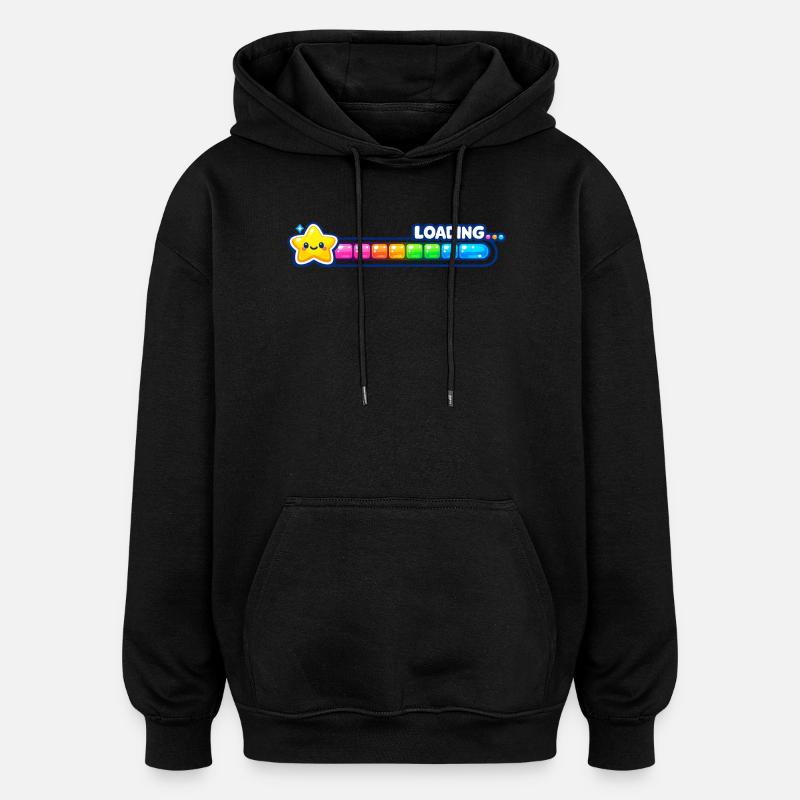 Loading Gamer Level - Oversized Unisex Hoodie - black