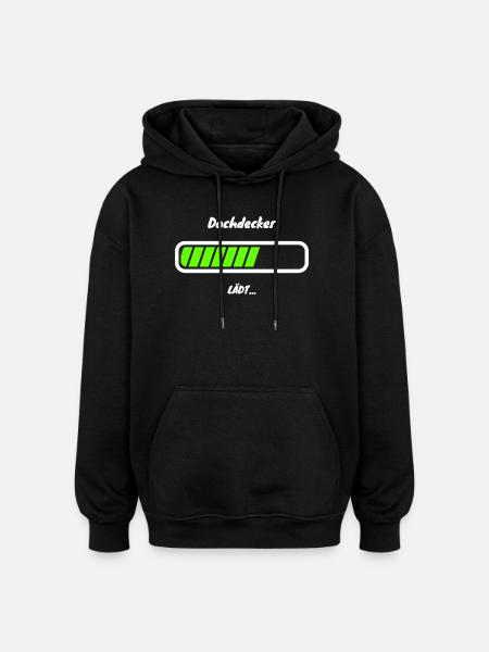 Roofer loading beam Roofer trainee - Oversized Unisex Hoodie - black