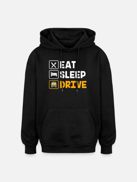 Schulbusfahrer Busfahrer Schulbus - Oversized Unisex Hoodie - Schwarz