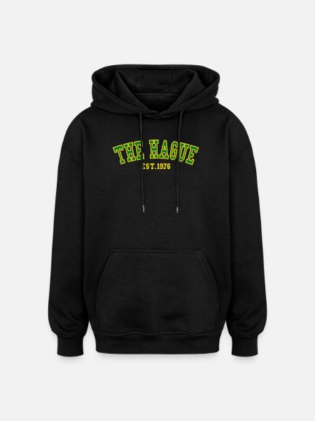 The Hague Est. 1976 - Oversized Unisex Hoodie - black