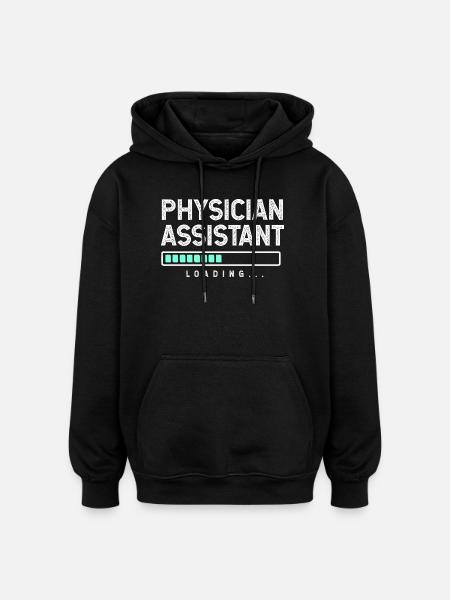 Physician Assistant Nursing MFA PA - Oversized Unisex Hoodie - black
