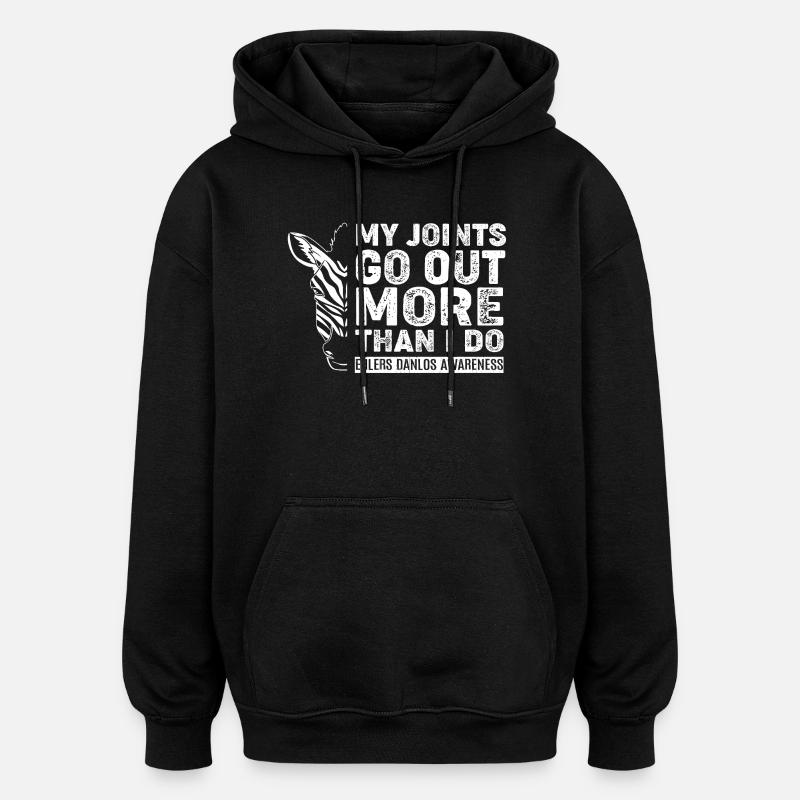Ehlers-Danlos-Syndrom EDS HSD - Oversized Unisex Hoodie - Schwarz
