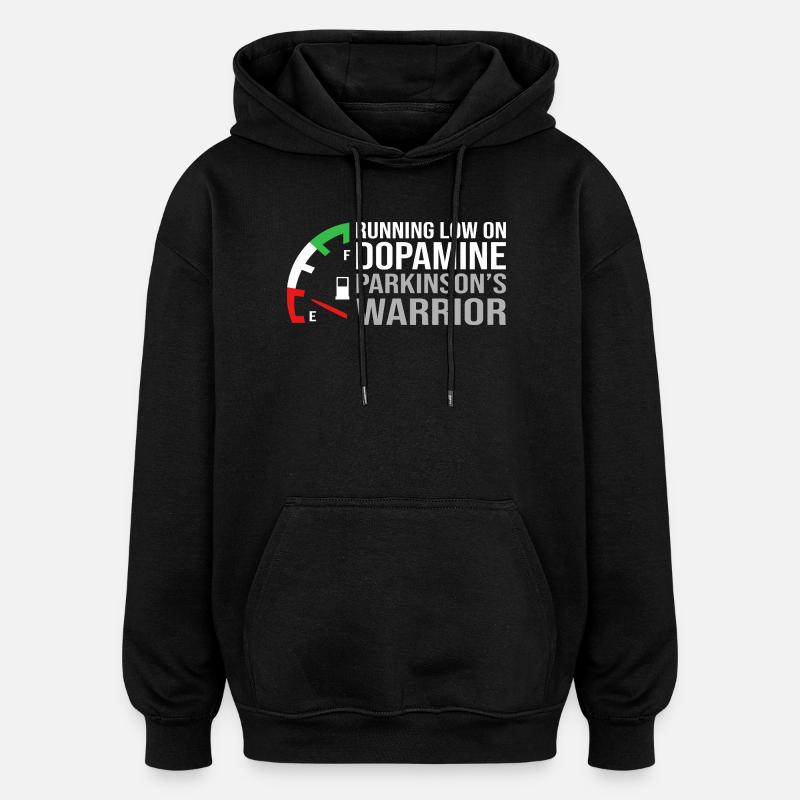 Maladie de Parkinson - Sweat à capuche oversize unisexe - noir
