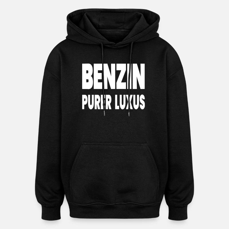 Benzin - Oversized Unisex Hoodie - Schwarz