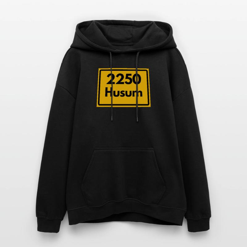 OLD POSTCODE POSTCODE RETRO 2250 HUSUM – NORDSEE Oversized Unisex Hoodie