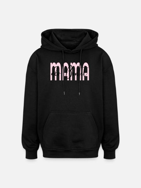 Hochzeit Mama der Braut - Oversized Unisex Hoodie - Schwarz