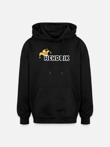 Shrovetide Hendrik - Oversized Unisex Hoodie - black