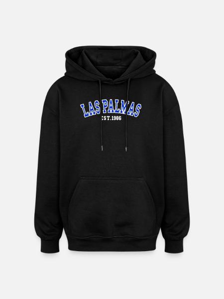 Las Palmas Est. 1986 - Oversized Unisex Hoodie - black