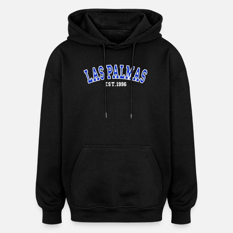 Las Palmas Fondée en 1996 - Sweat à capuche oversize unisexe - noir
