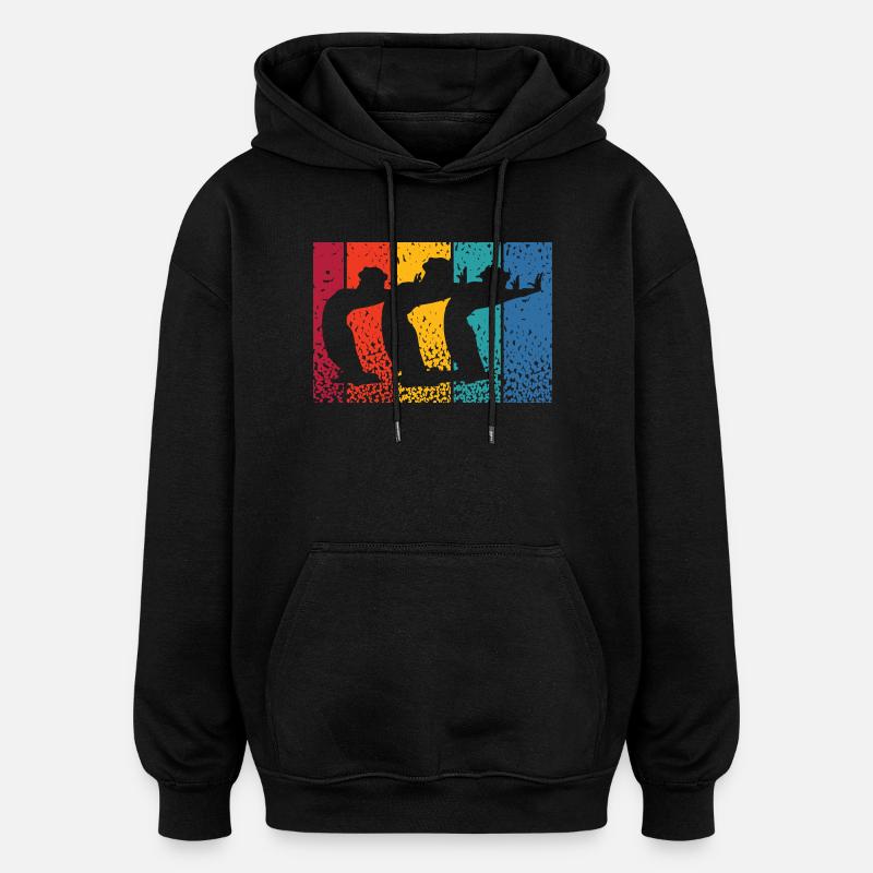 Artistic Swim Team Synchronized Swimming - Oversized Unisex Hoodie - black