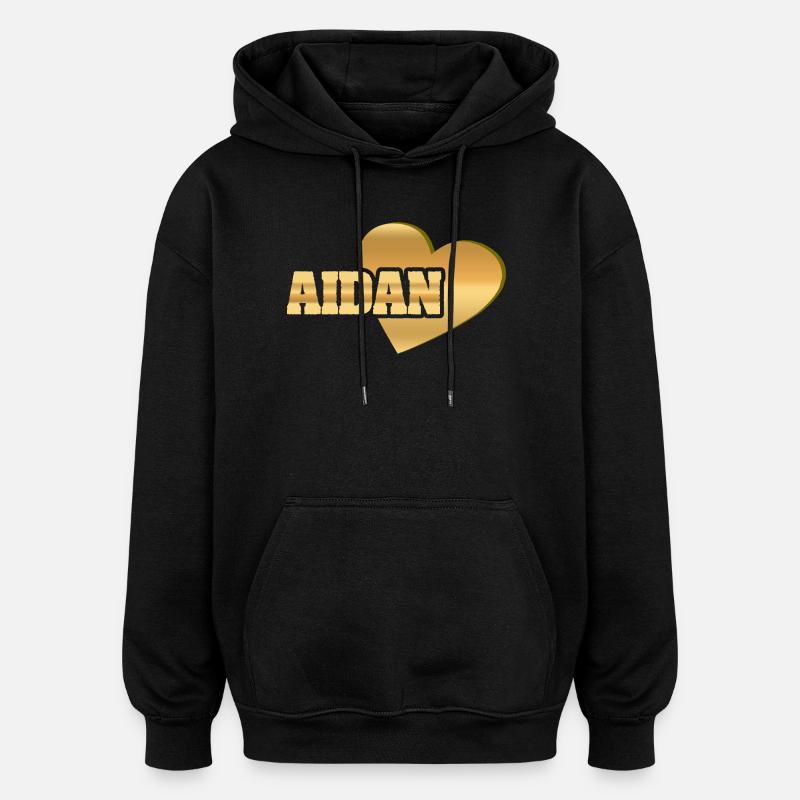 Aidan dans le rôle de Love - Sweat à capuche oversize unisexe - noir