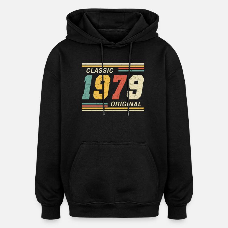 Classique 1979 original 1979 - Sweat à capuche oversize unisexe - noir