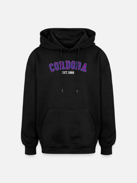 Cordoba Est 1966 - Oversized Unisex Hoodie - black