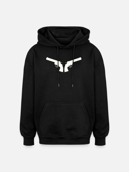 weapon - Oversized Unisex Hoodie - black