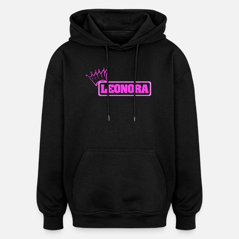 Alpinisme Leonora - Sweat à capuche oversize unisexe - noir