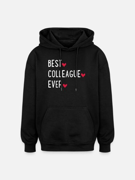 Bester Kollege der Welt - Oversized Unisex Hoodie - Schwarz