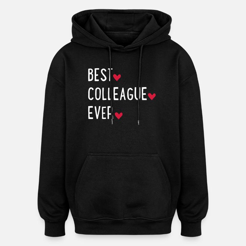 Bester Kollege der Welt - Oversized Unisex Hoodie - Schwarz