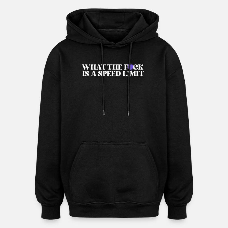 Auto - Oversized Unisex Hoodie - Schwarz