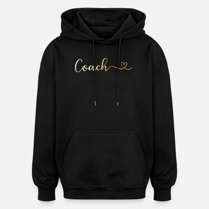 Coach - Oversized Unisex Hoodie - Schwarz