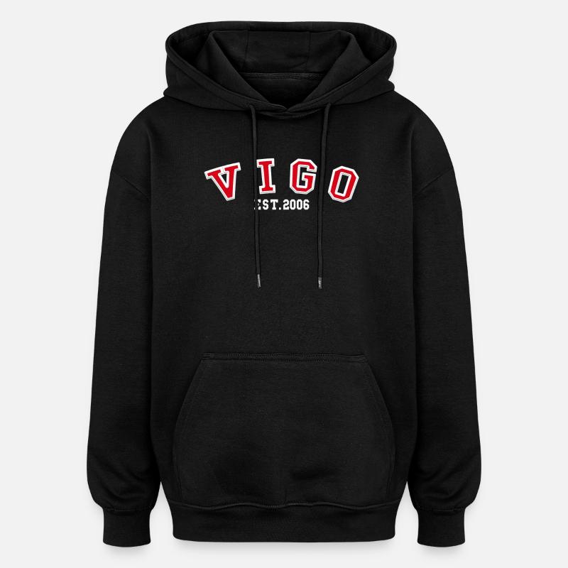 Vigo Est. 2006 - Oversized Unisex Hoodie - black