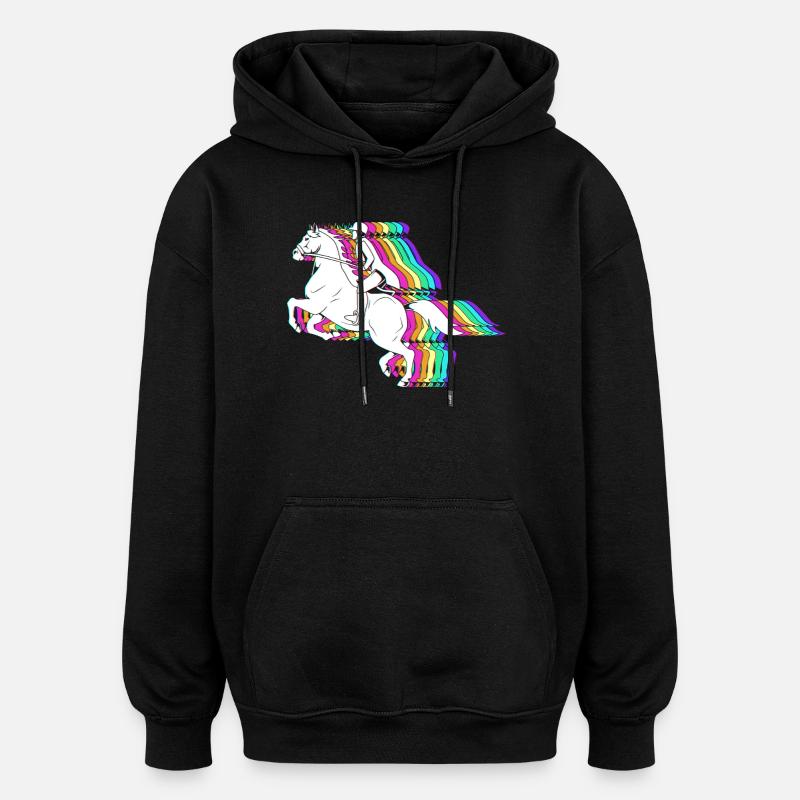 Horse racing - Oversized Unisex Hoodie - black