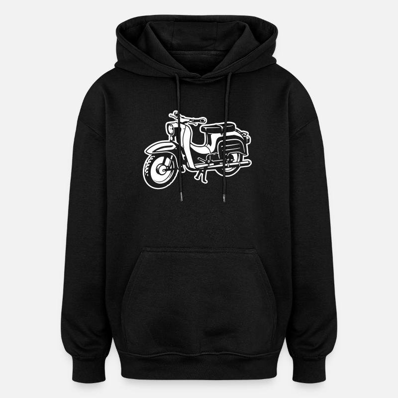 Schwalbe - Differenzbild - Oversized Unisex Hoodie - Schwarz