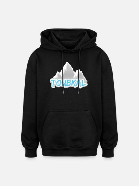 Gift for Toubkal - Oversized Unisex Hoodie - black