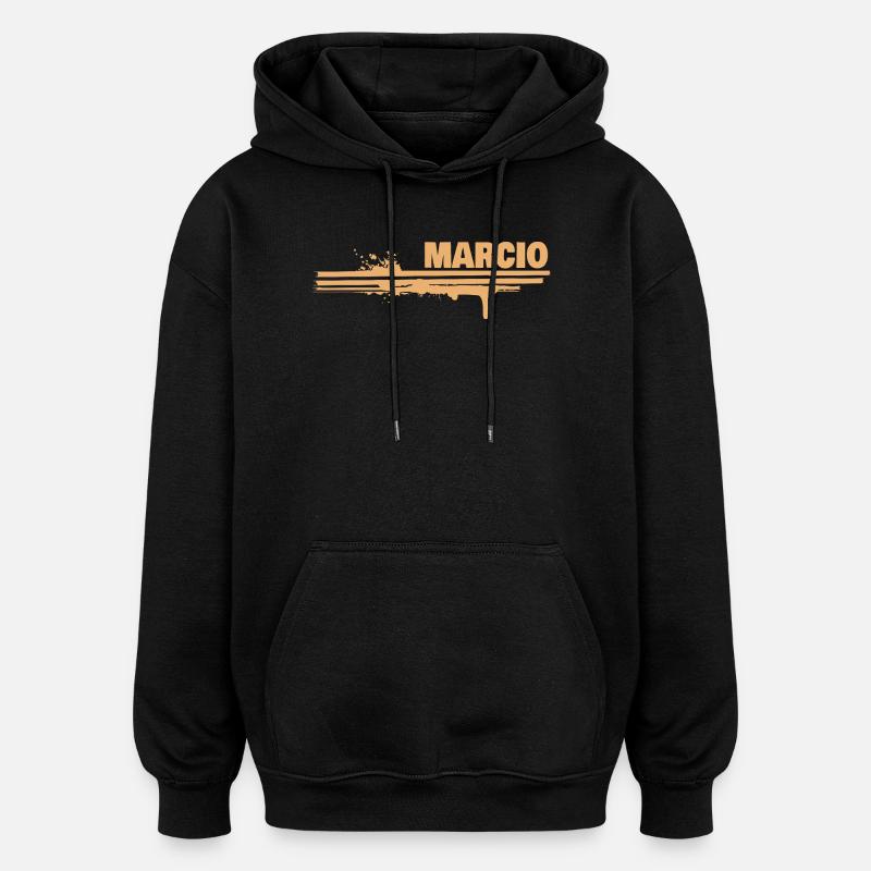 Marcio als Malerei - Oversized Unisex Hoodie - Schwarz