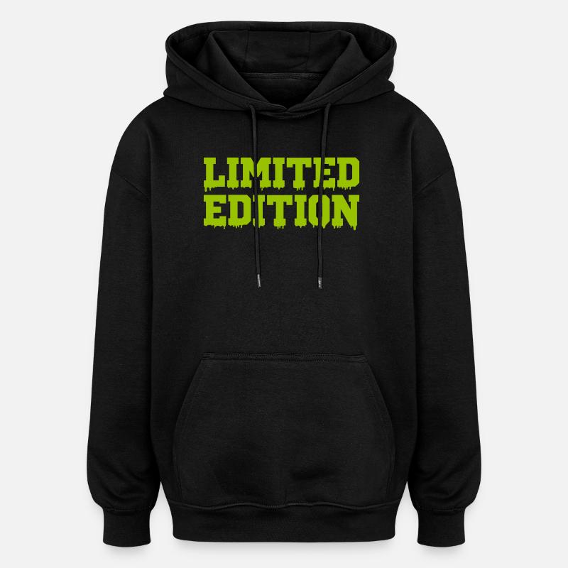 limited_edition - Sweat à capuche oversize unisexe - noir