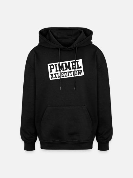 Pimmel XXL Edition - Oversized Unisex Hoodie - Schwarz