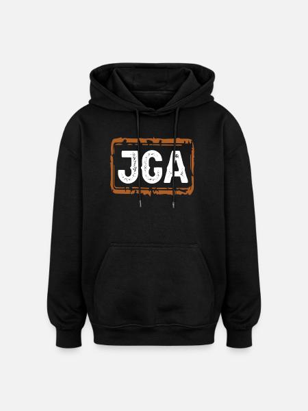 Enterrement de vie de garçon - Sweat à capuche oversize unisexe - noir