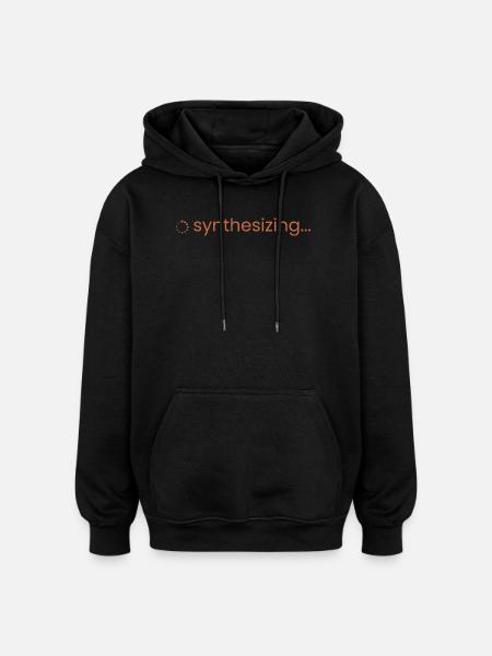 synthesizing… Loading Spinner für Ideenmenschen - Oversized Unisex Hoodie - Schwarz