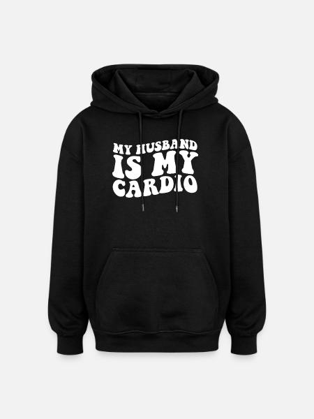 parfaitement imparfait - Sweat à capuche oversize unisexe - noir