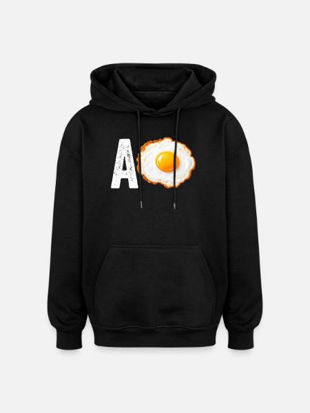 A Huevo. Funny Mexican Hispanic Sla - Oversized Unisex Hoodie - black