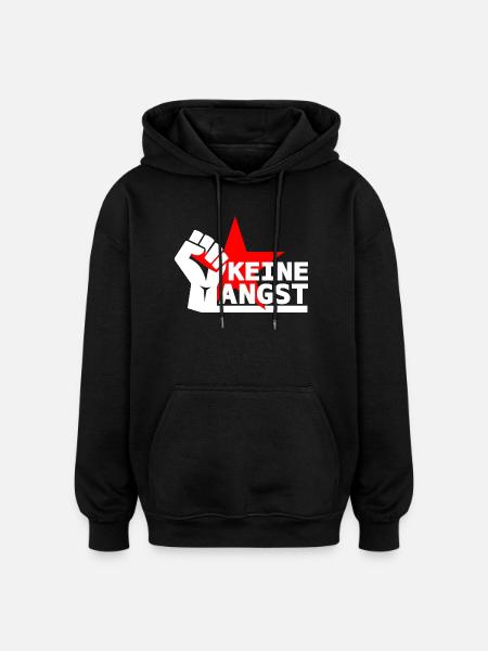 Resistance - Don't be afraid - Oversized Unisex Hoodie - black