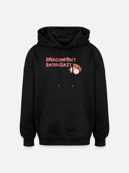 Drachenfrucht Enthusiast - Oversized Unisex Hoodie - Schwarz