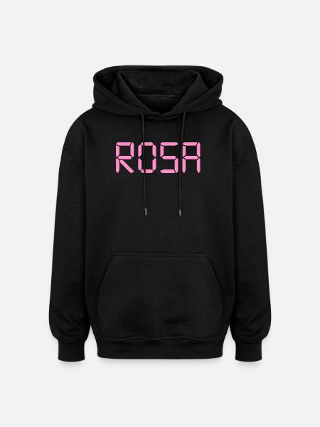 Pink – LCD - Oversized Unisex Hoodie - Schwarz